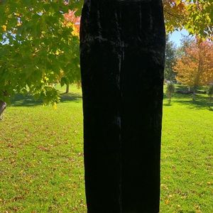 Giorgio Armani Black Velvet Wide Leg Pants Vintage Armani Pants Vintage Armani